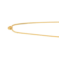 Yellow Gold Solitaire Diamond Necklace