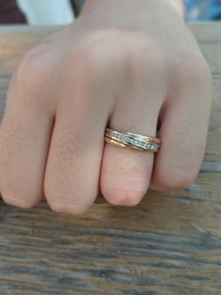 Yellow Gold and Diamond Ring