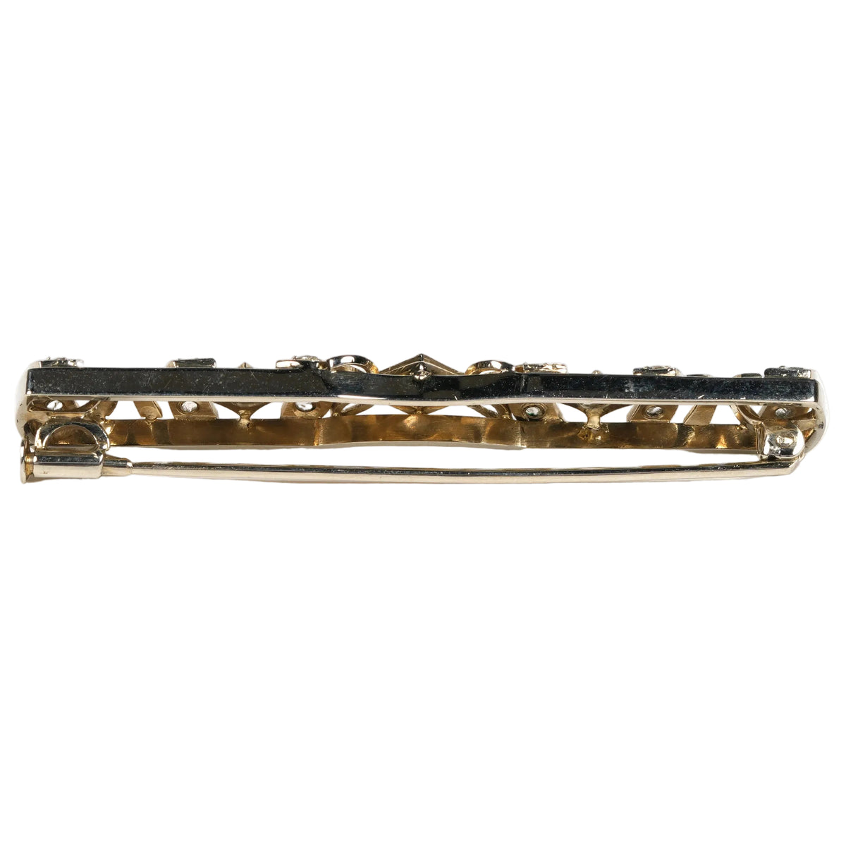 White Gold and Diamond Brooch