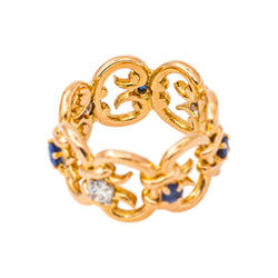 Rose gold Diamond Band Ring