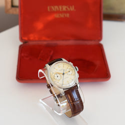 UNIVERSAL GENEVE "Uni-Compax" Steel Watch