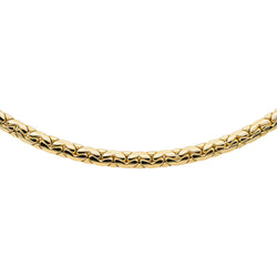 Collier Maille haricot Or jaune