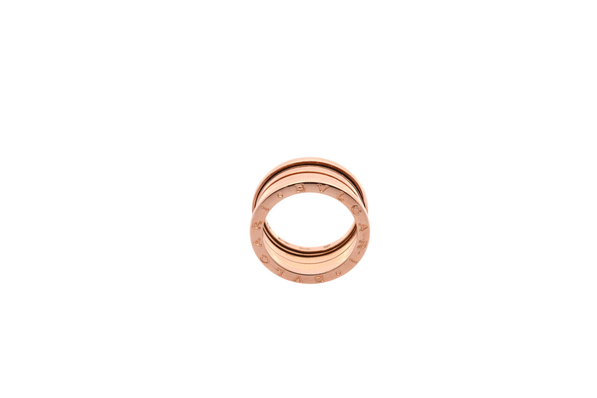 "BULGARI B.Zero1" Band Ring in rose gold