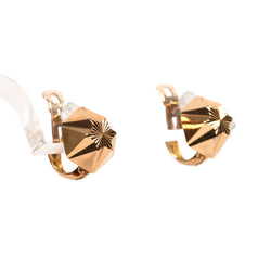 Yellow Gold Lever-back Earrings