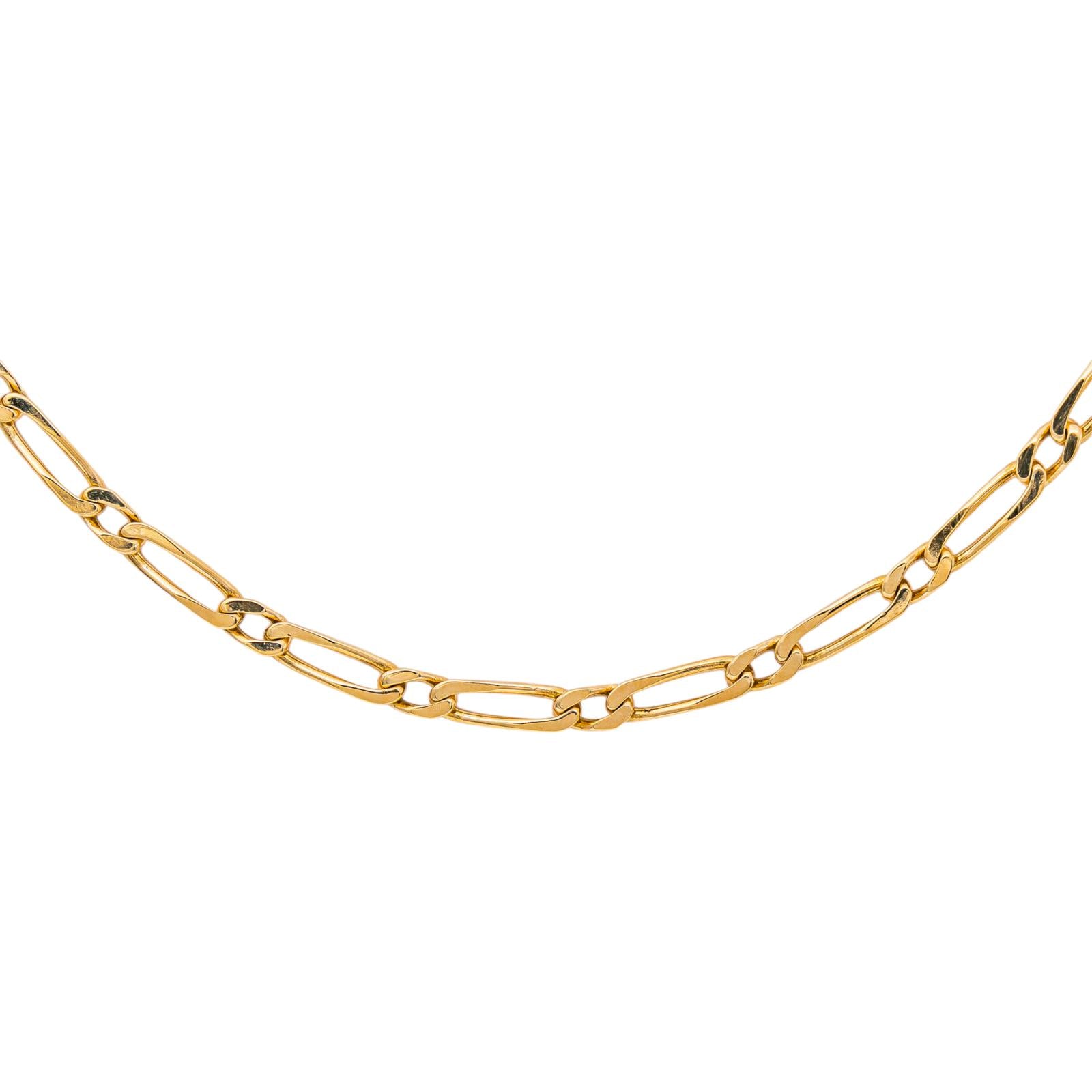 Collier Maille Figaro Or jaune