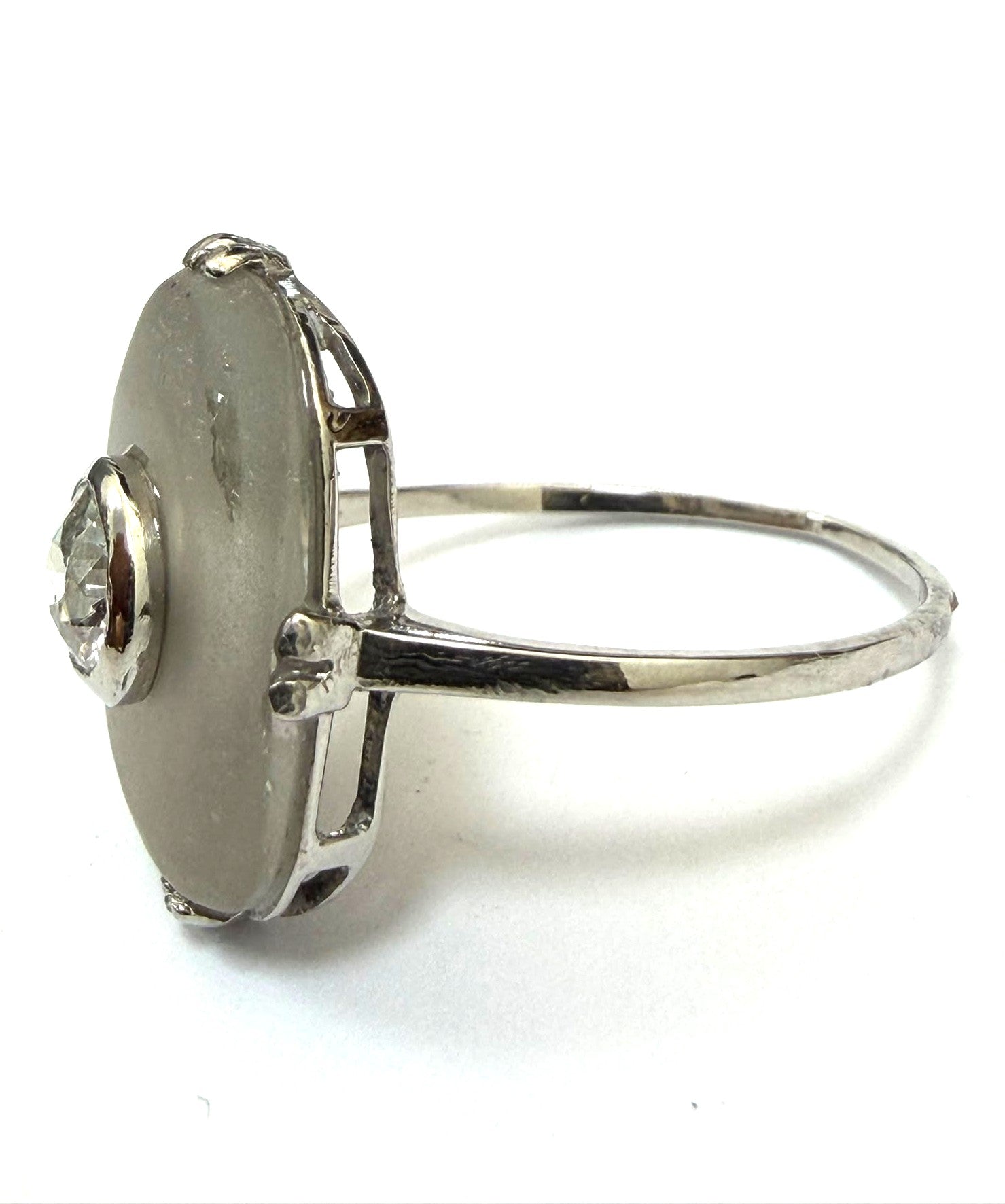 Platinum and Diamond Solitaire Ring