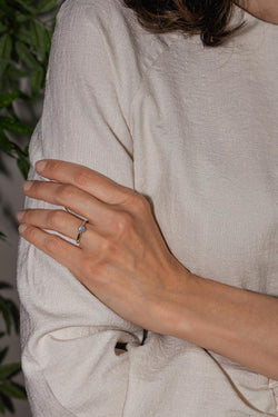 Bague Solitaire Or jaune Diamant