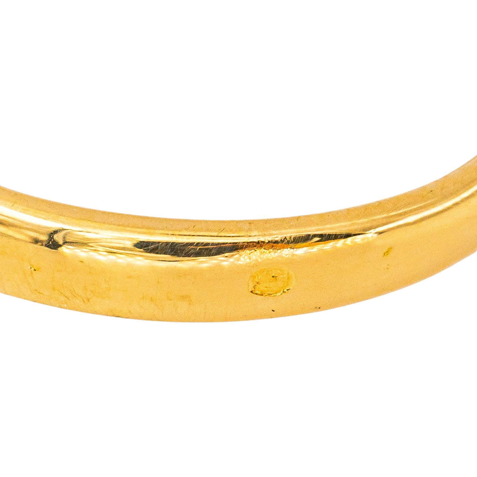 Yellow Gold Solitaire Diamond Ring
