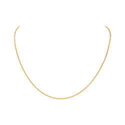 Yellow Gold Forçat Link Necklace