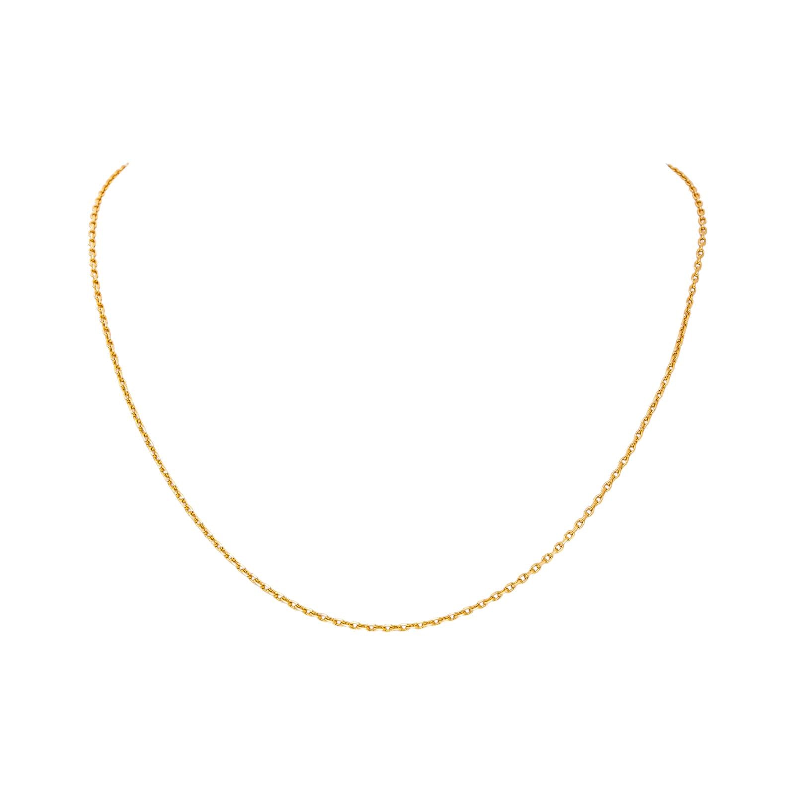 Yellow Gold Forçat Link Necklace