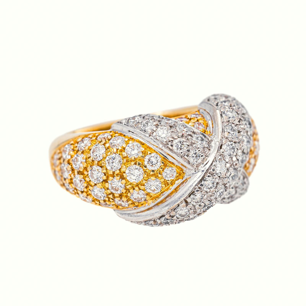 Ring  Bangle  Yellow gold  Diamond