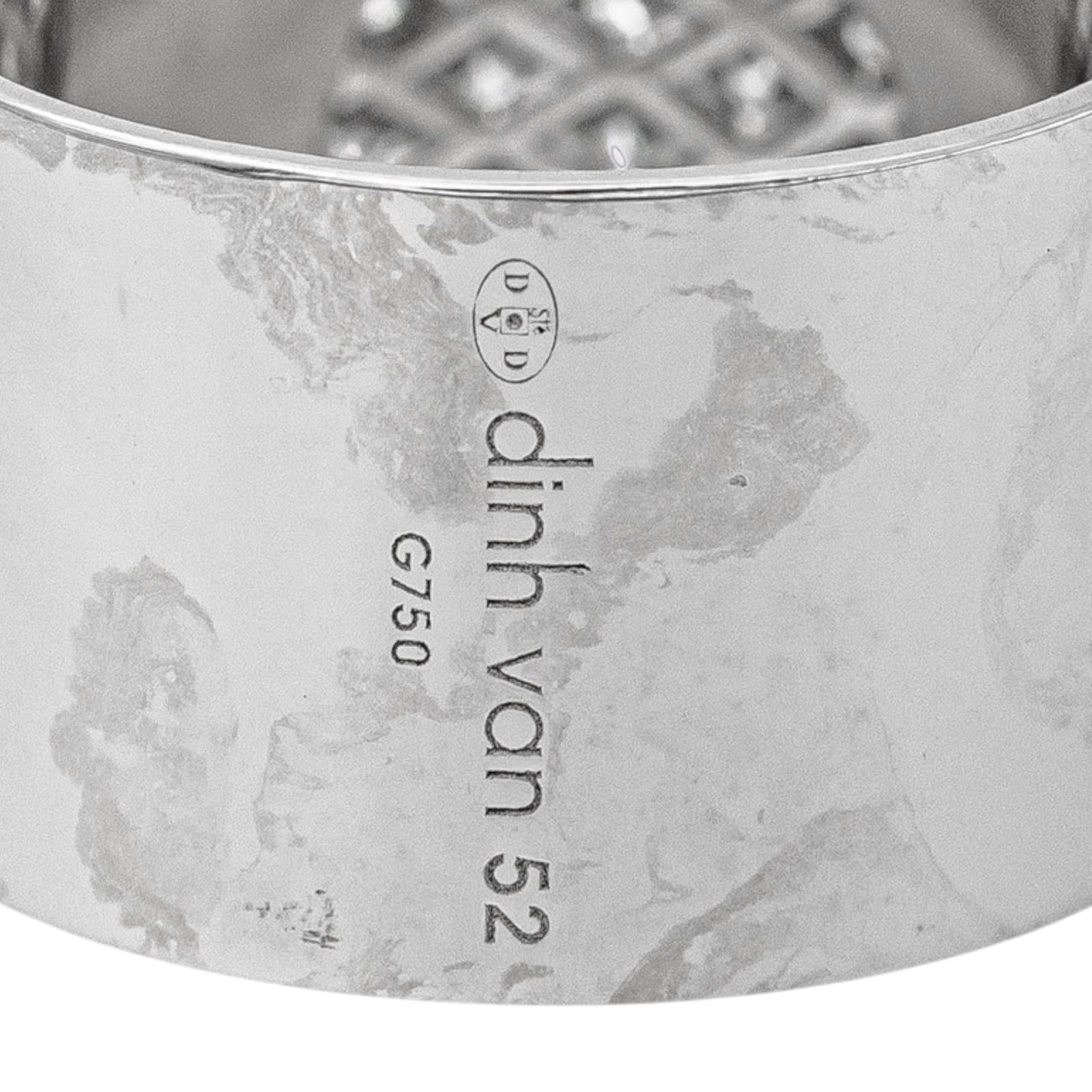 Dinh Van Anthéa Ring, White gold, Diamond
