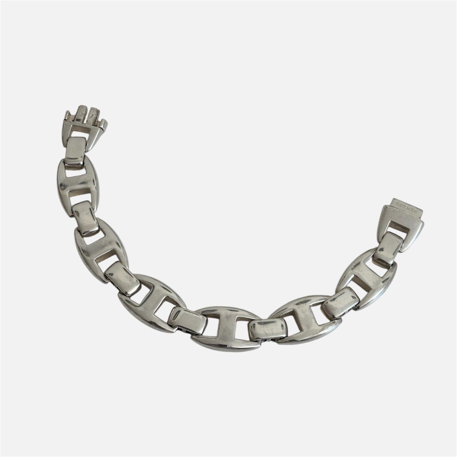 Bracelet Chaîne HERMÈS Cassiopée GM en argent