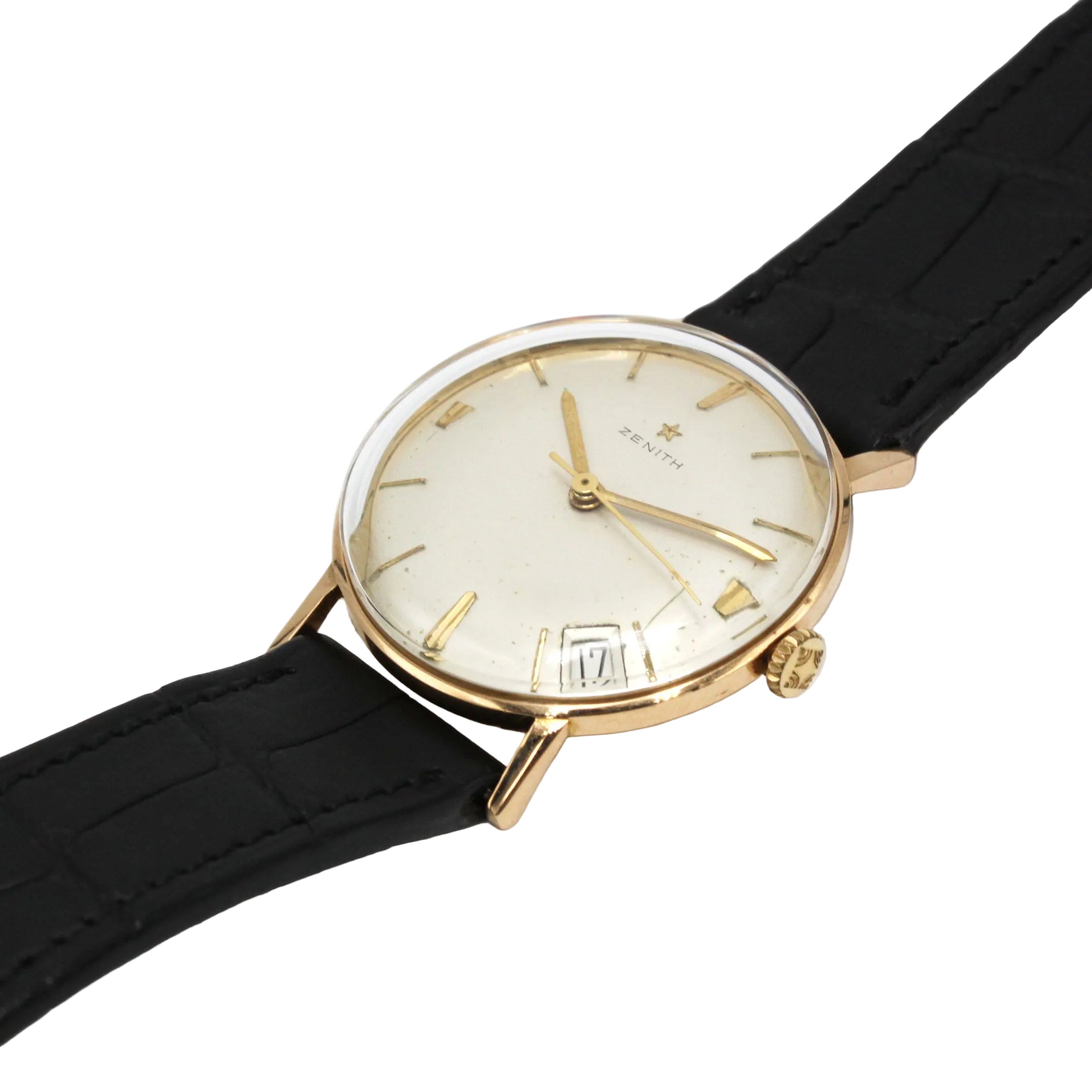 ZENITH "Stellina" Watch in Rose gold and Leather