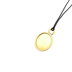 Pendentif Pomellato, "Eva", or rose, camée coquille.