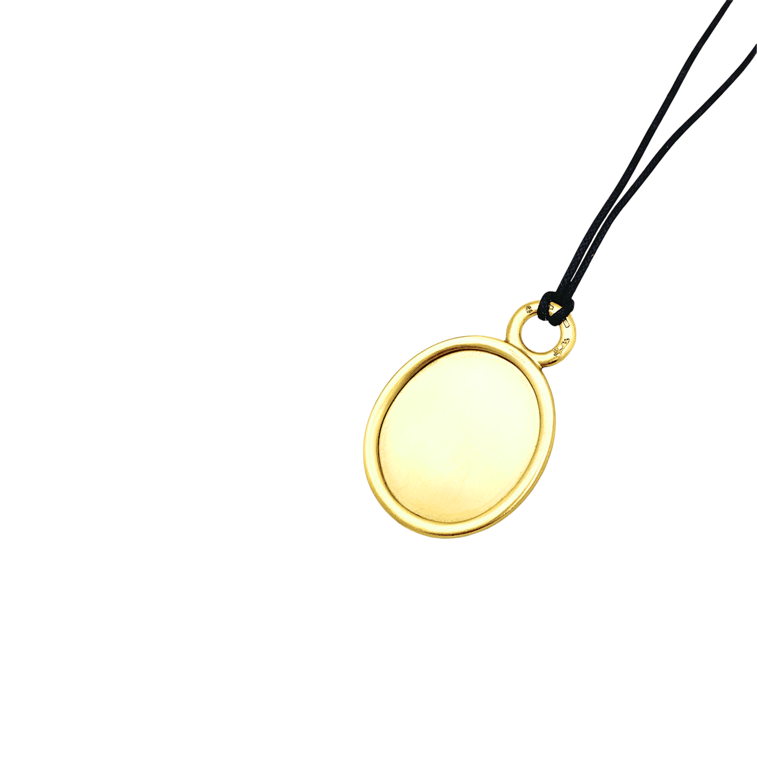 Pendentif Pomellato, "Eva", or rose, camée coquille.