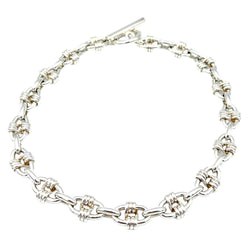 HERMÈS "Cybelle" Silver Link Necklace