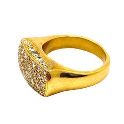 Yellow Gold and Diamond Ring