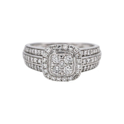 White Gold Diamond Ring