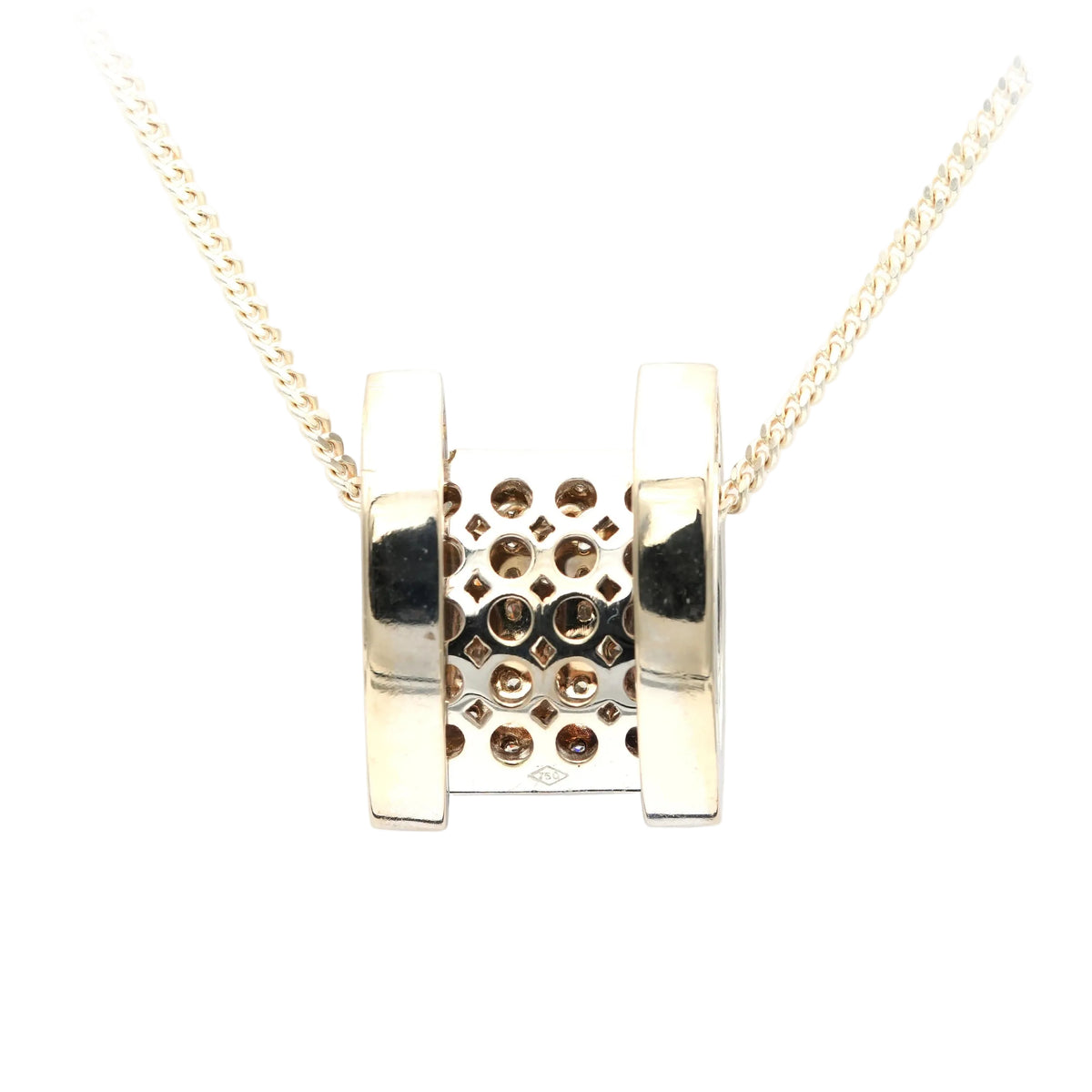 White Gold and Diamond Pendant