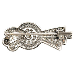 White Gold and Diamond Brooch