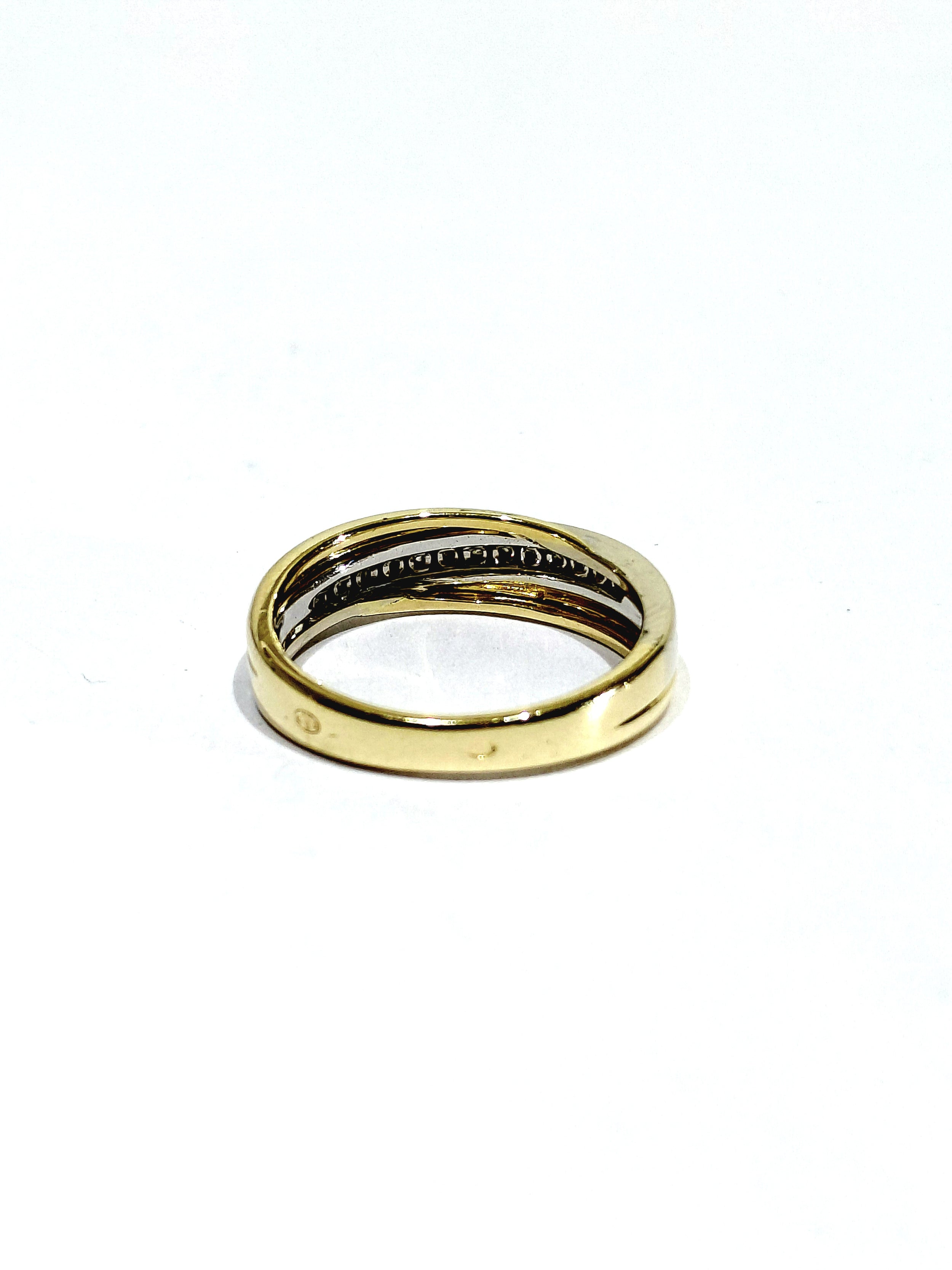 Yellow Gold and Diamond Ring