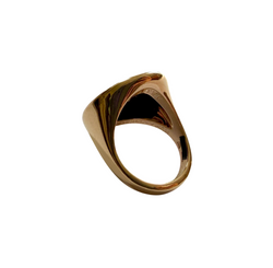BULGARI "Monete" Signet ring in Rose gold and Bronze