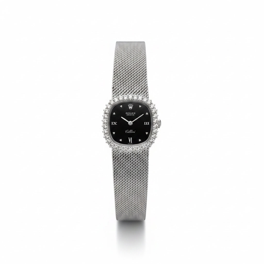 Watch women's ROLEX- Cellini in white gold