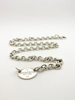 TIFFANY & CO. Silver Pendant Necklace