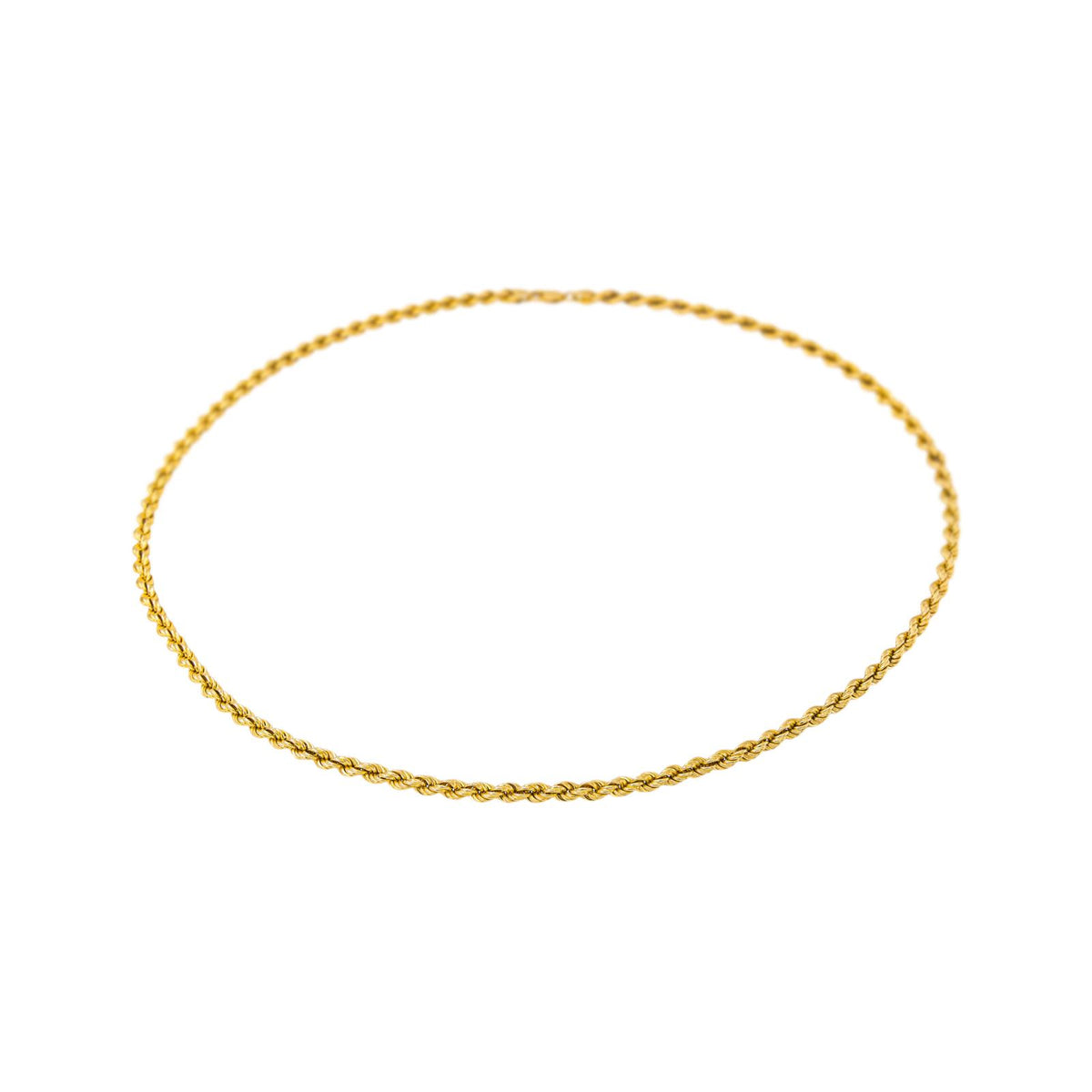 Yellow Gold Rope-Link Necklace