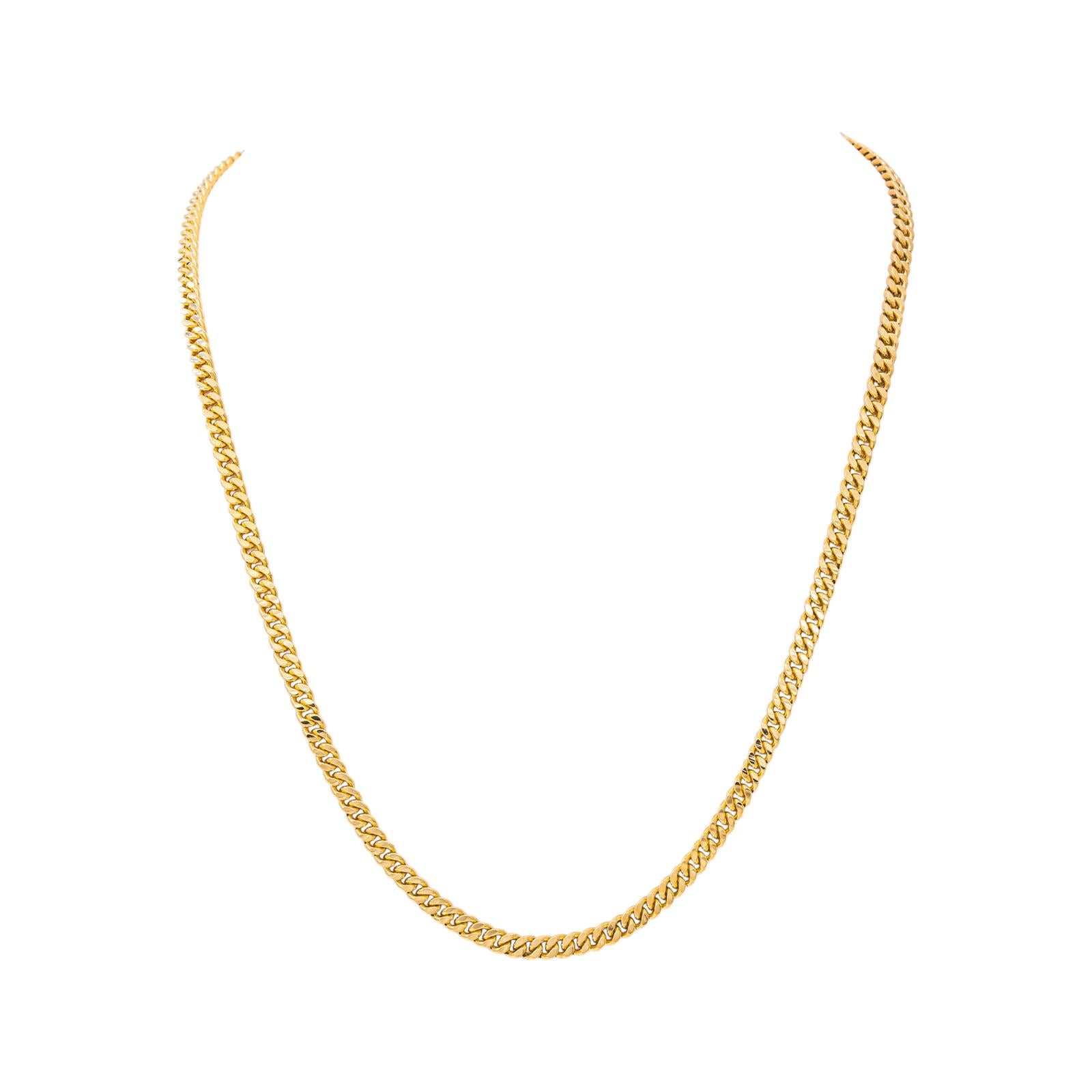 Collier Maille Gourmette Or jaune
