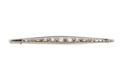 Platinum and Diamond Brooch