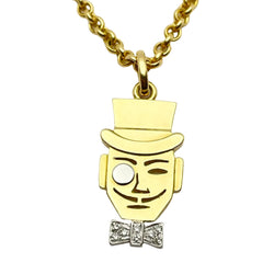 POMELLATO Pendant Necklace in white gold, yellow gold, and diamonds