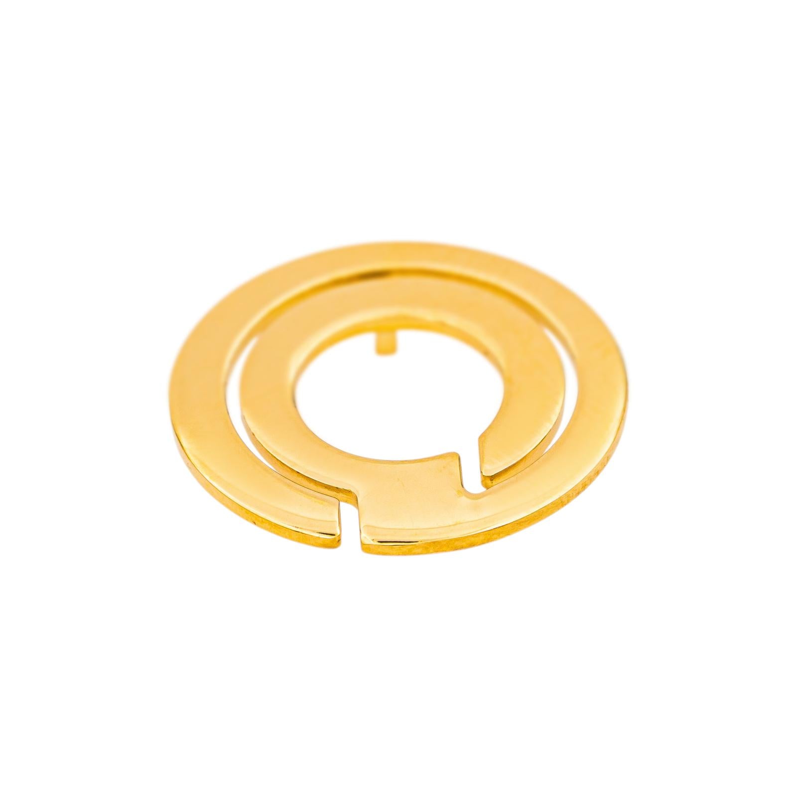 Dinh Van Seventies Pendant, Yellow gold