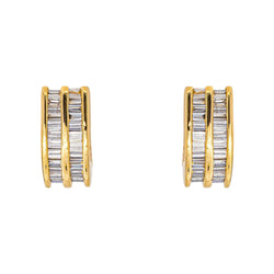 Yellow gold Diamond Earrings