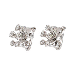 Boucles d'oreilles Clips Or blanc Diamant