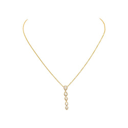 Necklace Yellow gold diamond