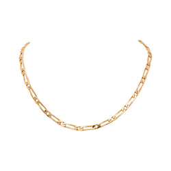 Collier Maille figaro  Or rose