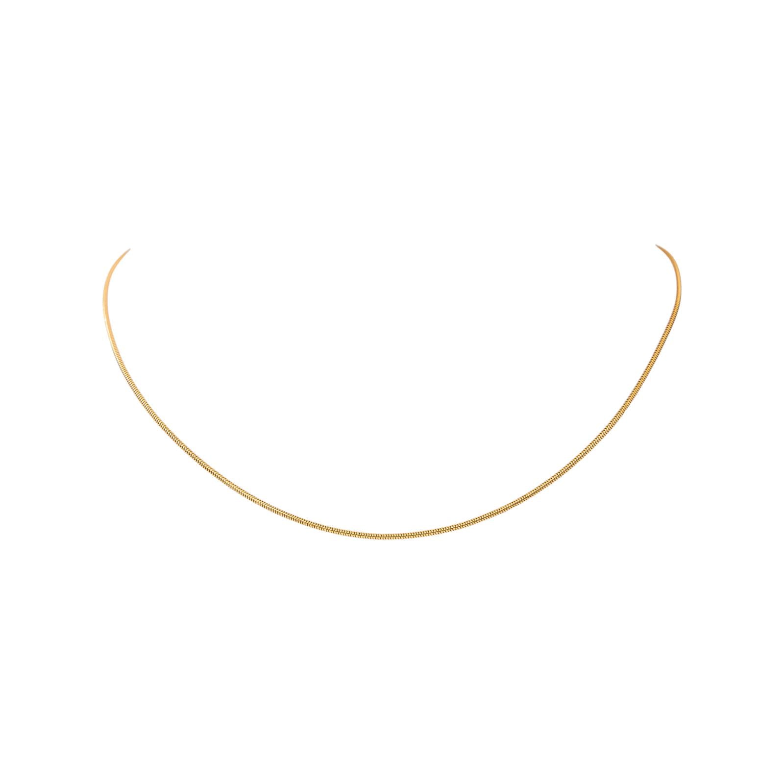 Yellow Gold Chain Necklace
