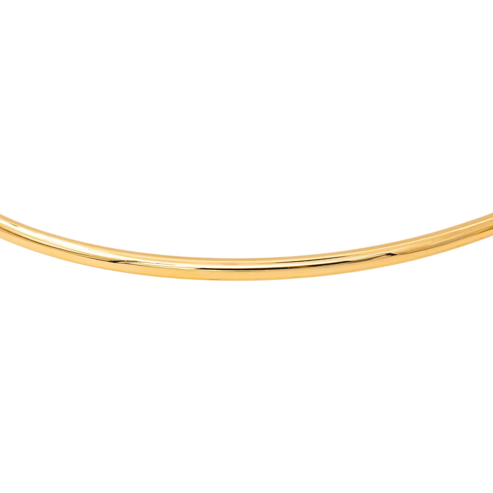Yellow Gold Bangle Bracelet