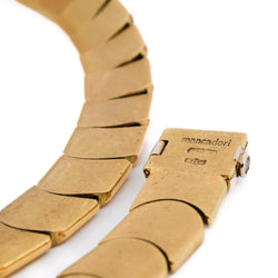 MANCADORI necklace in yellow gold, Tourmaline, Peridot, and Diamonds