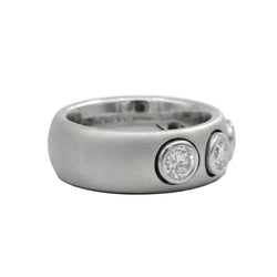 Trilogy Ring in White gold and Diamonds