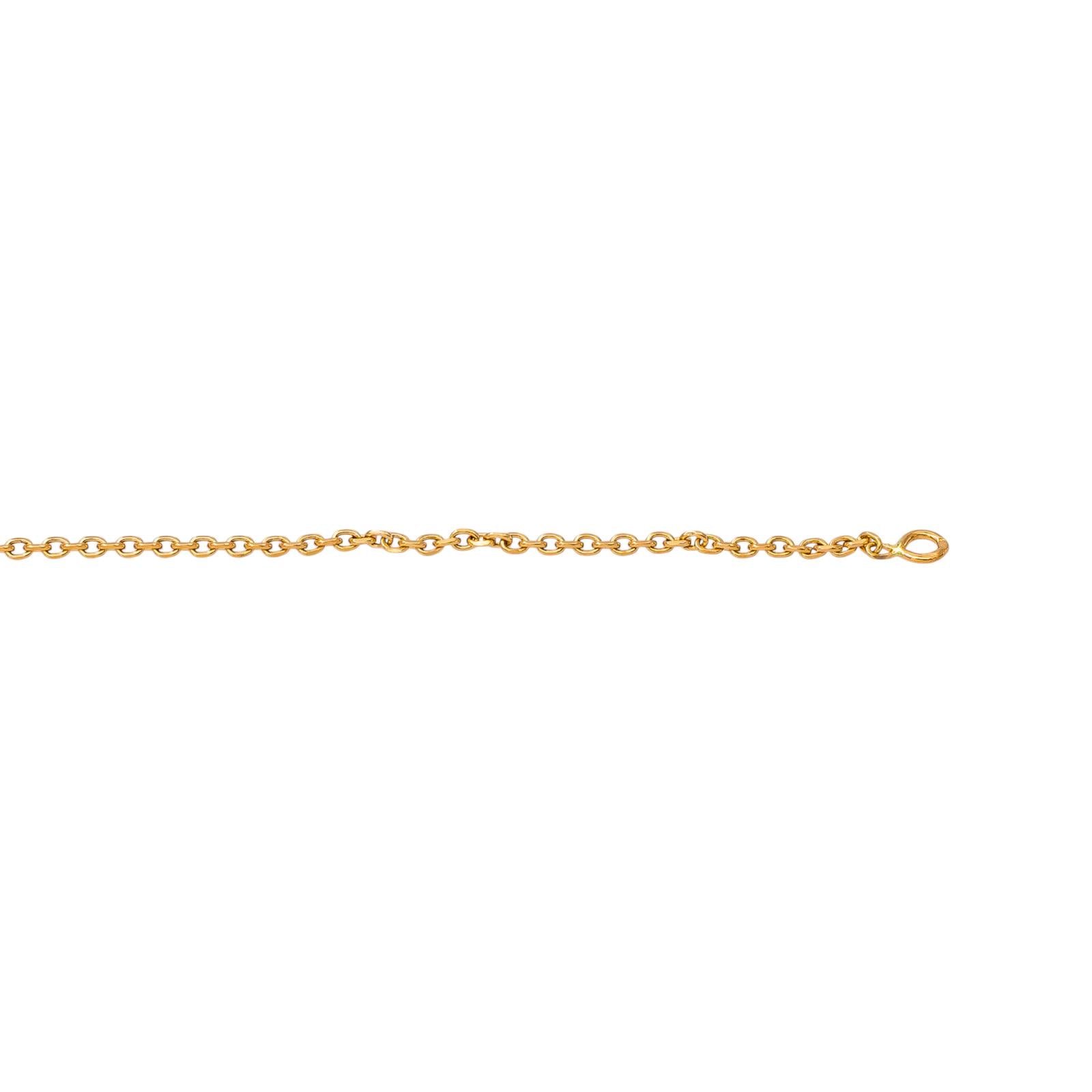 Yellow Gold Forçat Link Necklace