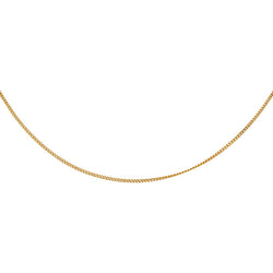 Yellow gold Curb chain Necklace
