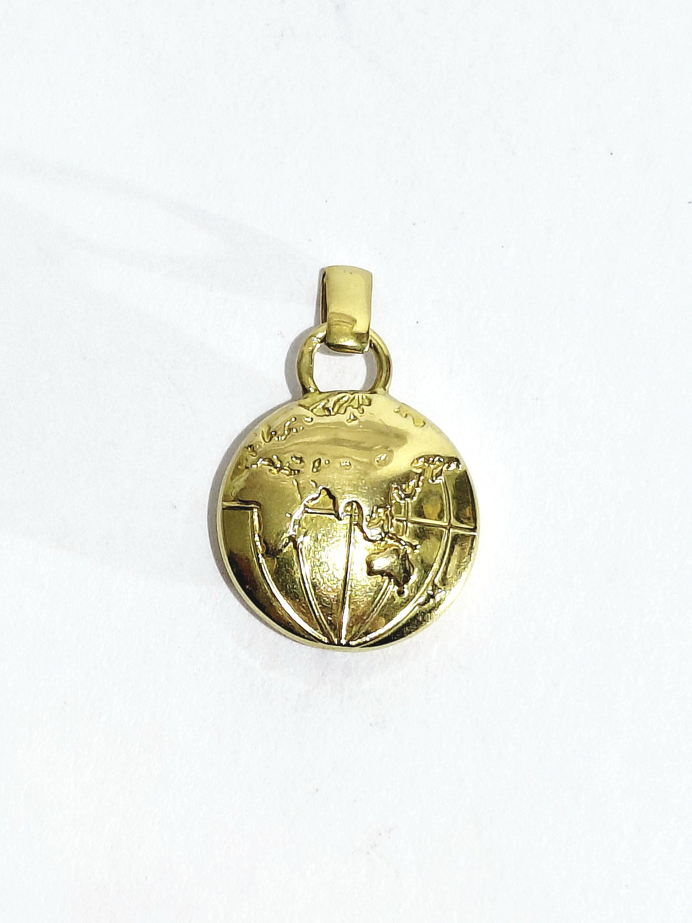 Yellow Gold Globe Pendant