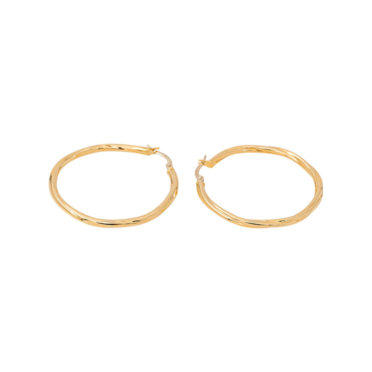 Yellow Gold Hoop Earrings