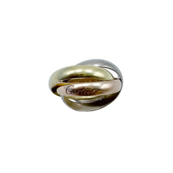 CARTIER "Trinity" ring in yellow gold, rose gold, and white gold