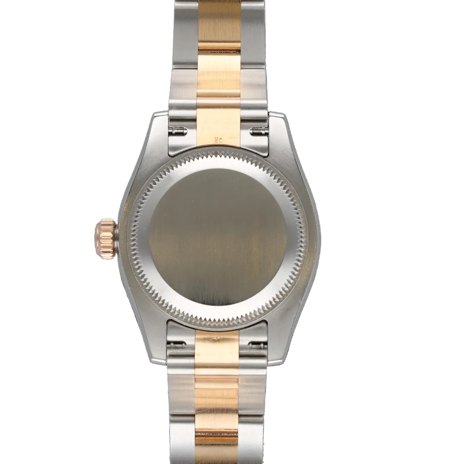 ROLEX "Oyster Datejust Lady" watch in rose gold and stainless steel