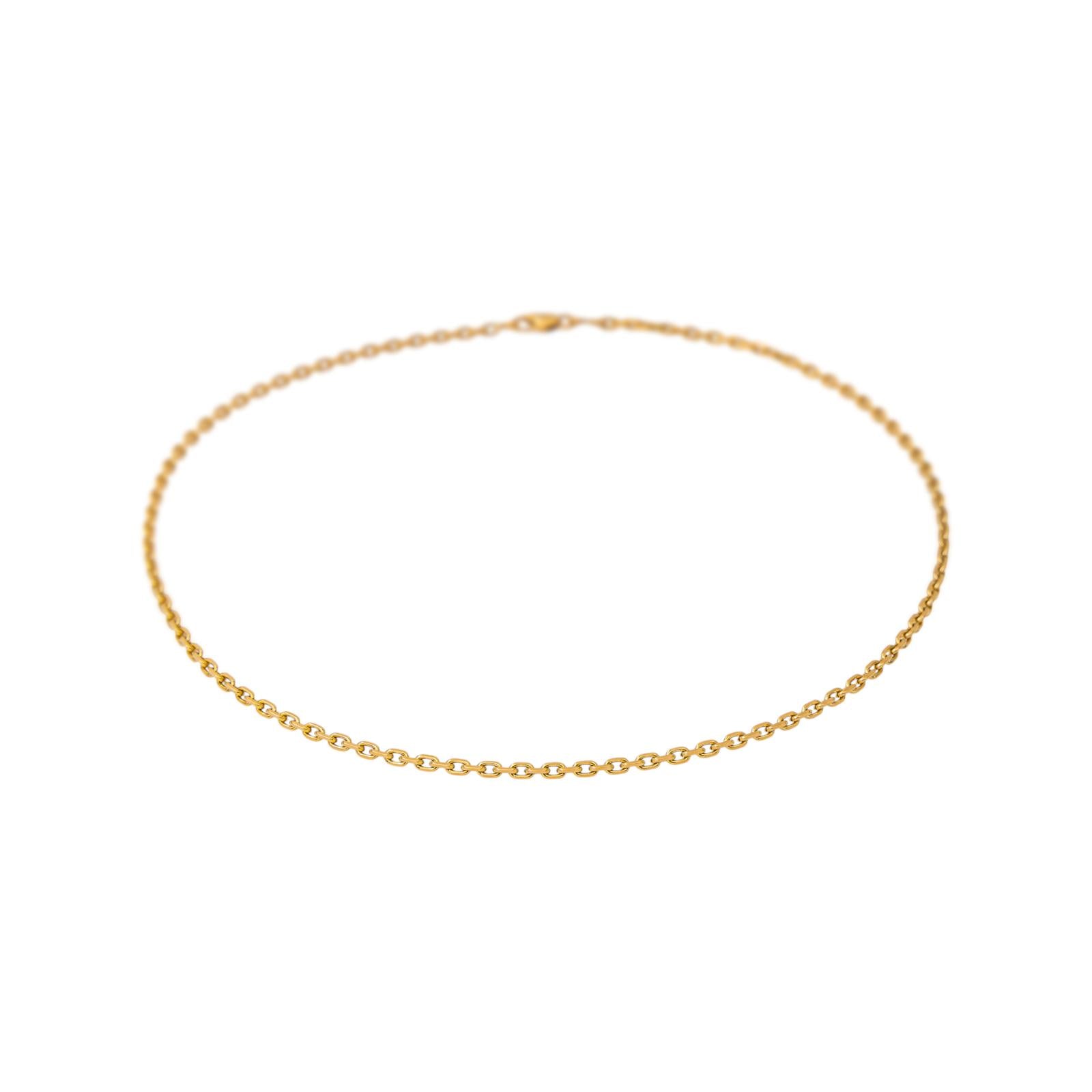 Yellow Gold Forçat Link Necklace