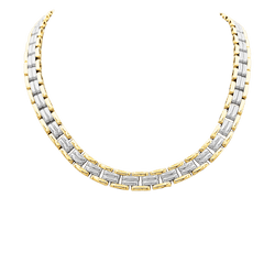 Necklace Mauboussin, Vintage, two-tone gold.